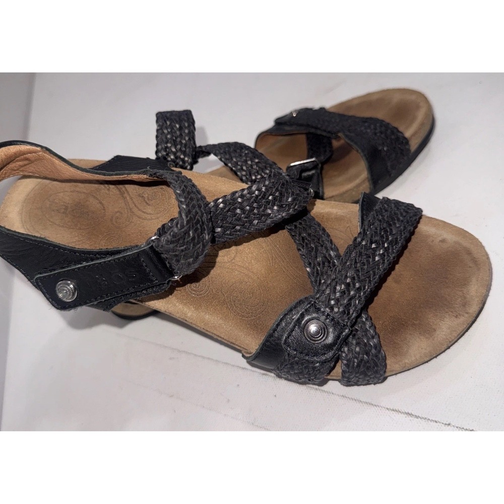 TAOS Leather Hiking Comfort Outdoor Wedge Sandals Women's EU 37 US 6-6.5